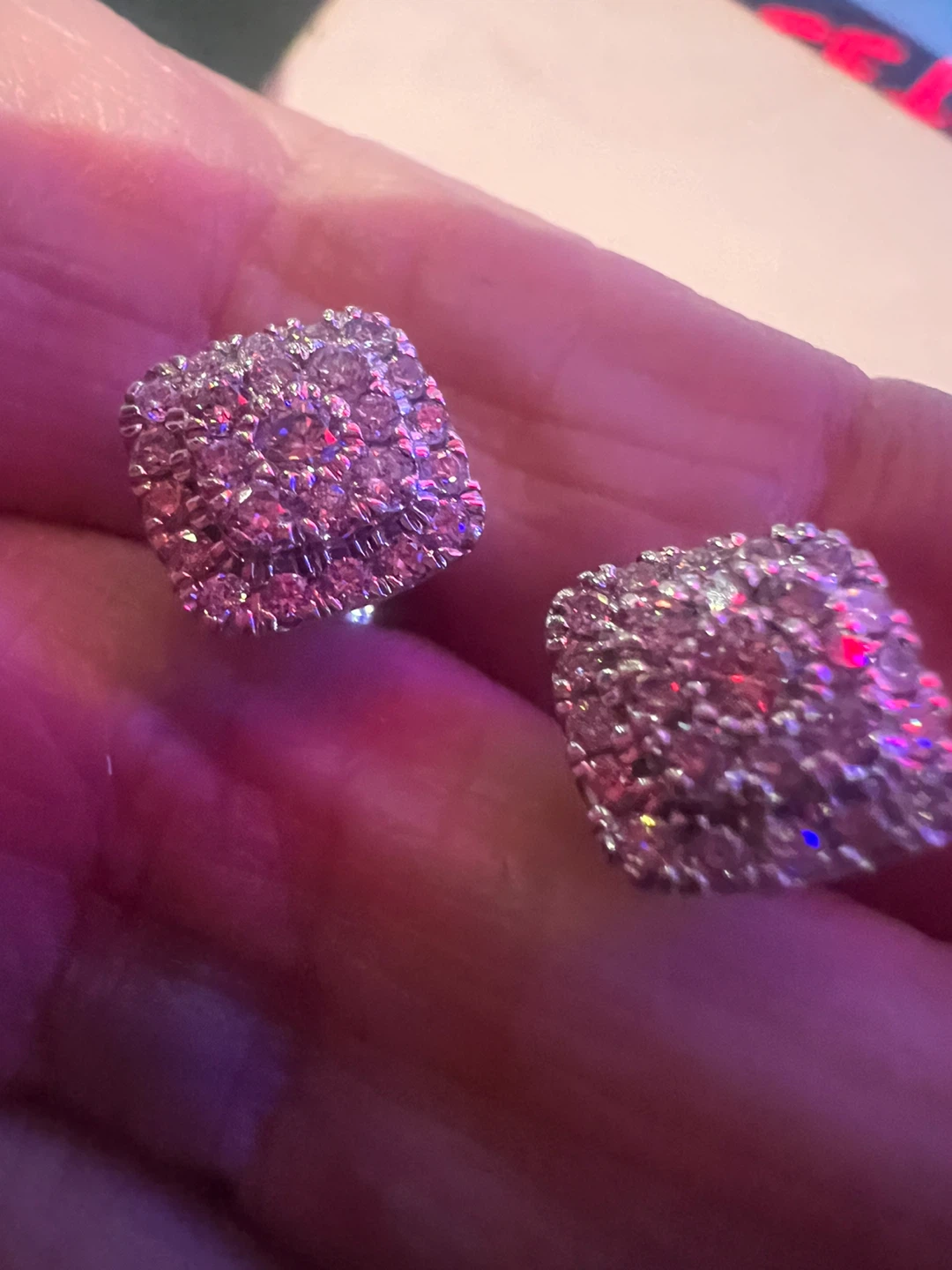 10K Gold Diamond Stud Earrings