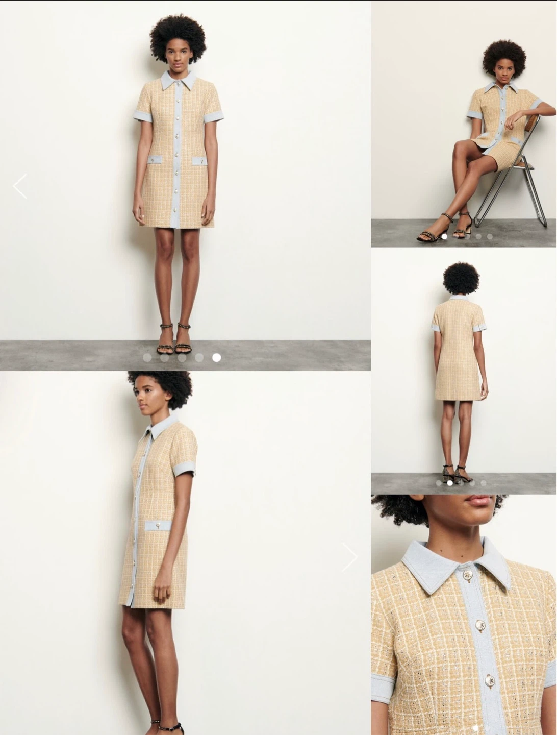 Sandro Tweed Mini Dress - photo 2