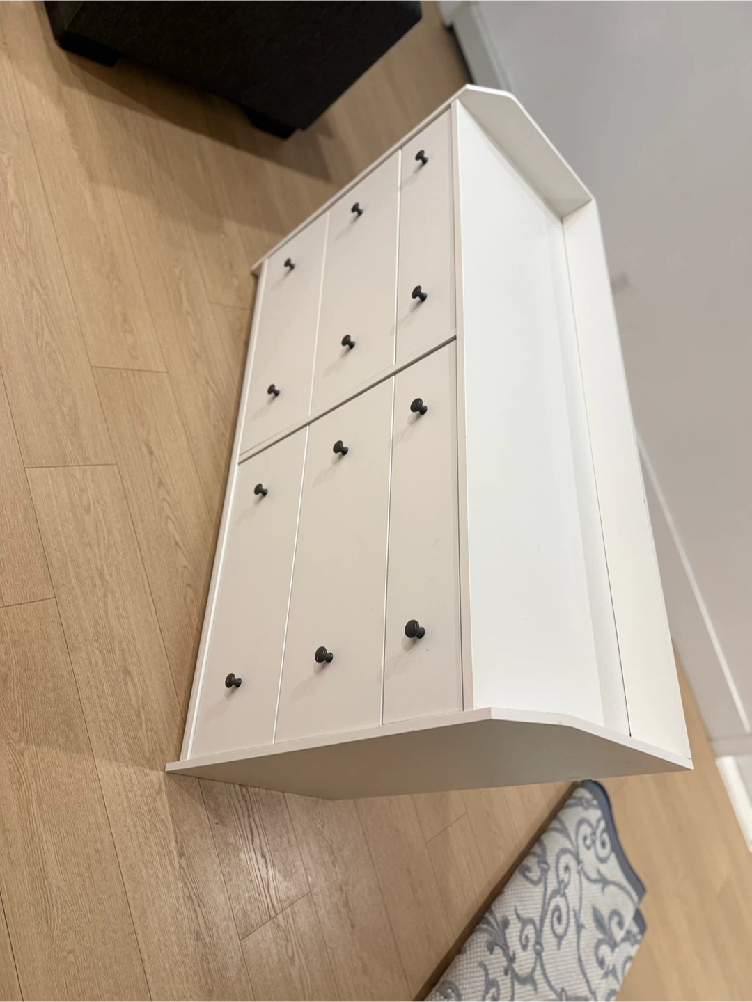 White 6-Drawer Dresser - photo 2