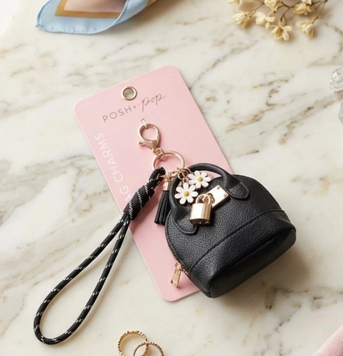Posh Pop Mini Bag Charm