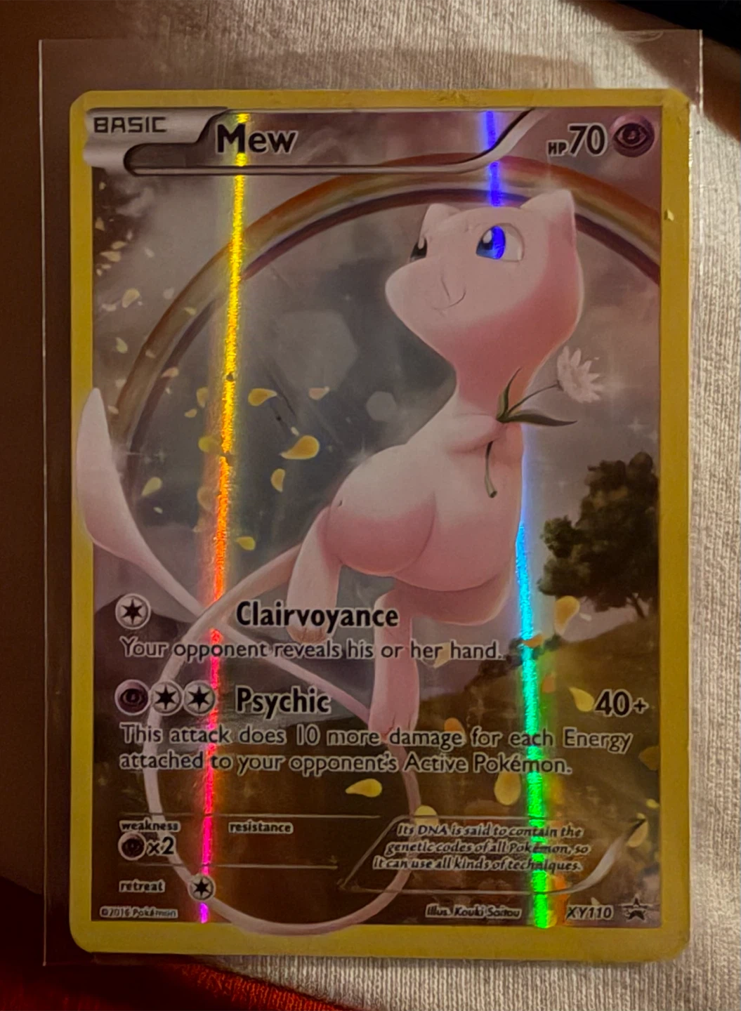 Pokemon Mew XY110 Holo Promo Card