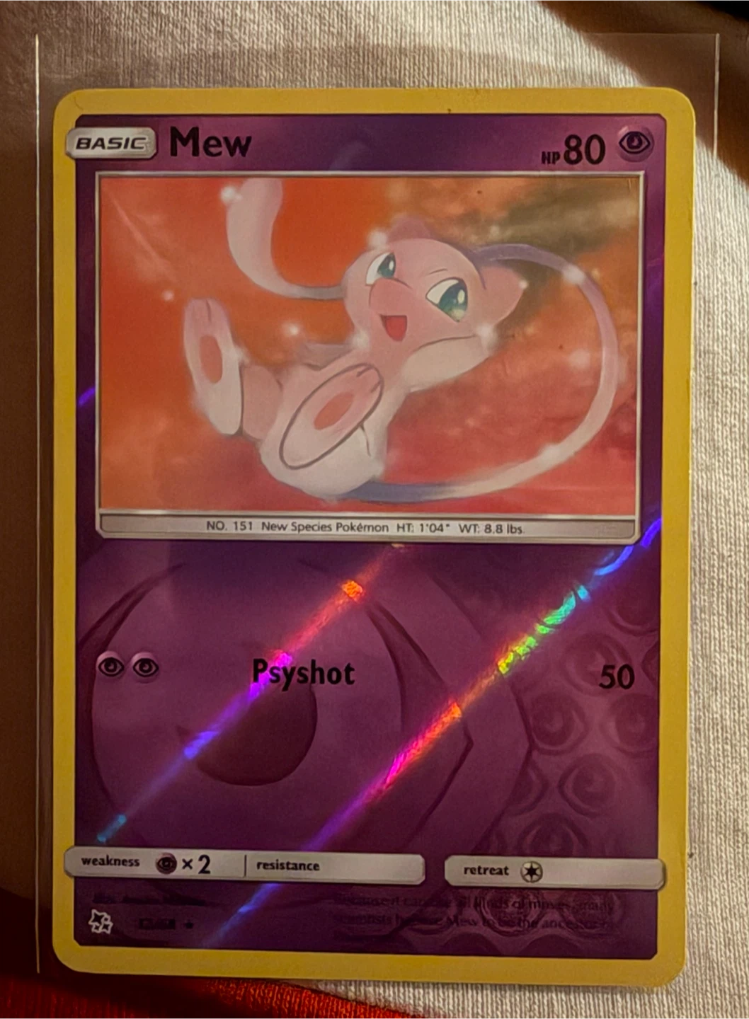 Pokemon Trading Card Mew