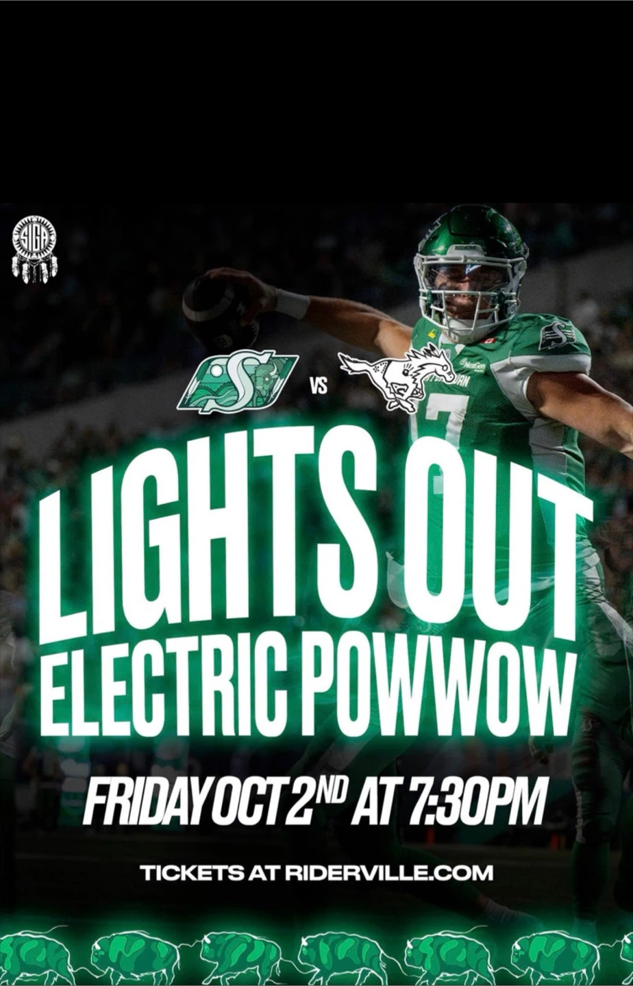 ROUGHRIDERS VS STAMPEDERS (OCTOBER 2/2026 @ 7:30PM)