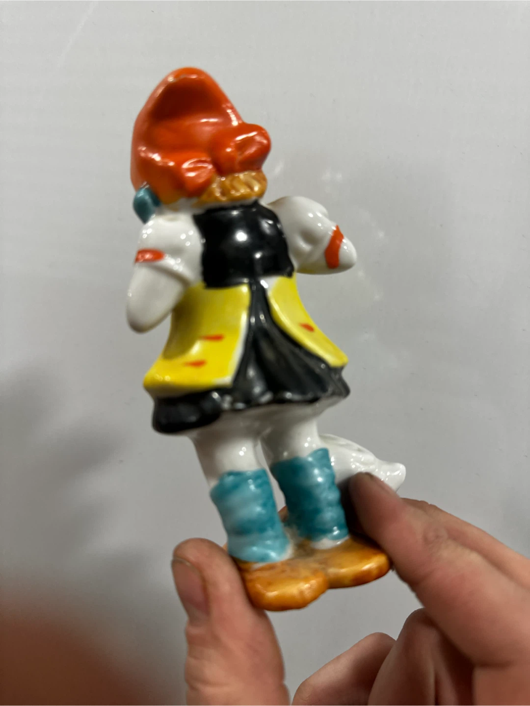 Vintage Made in Occupied Japan Girl with Goose Figurine - photo 3