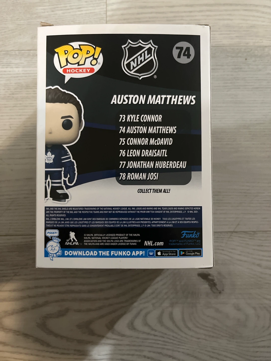 Funko! NHL Auston Matthews 74 - photo 3