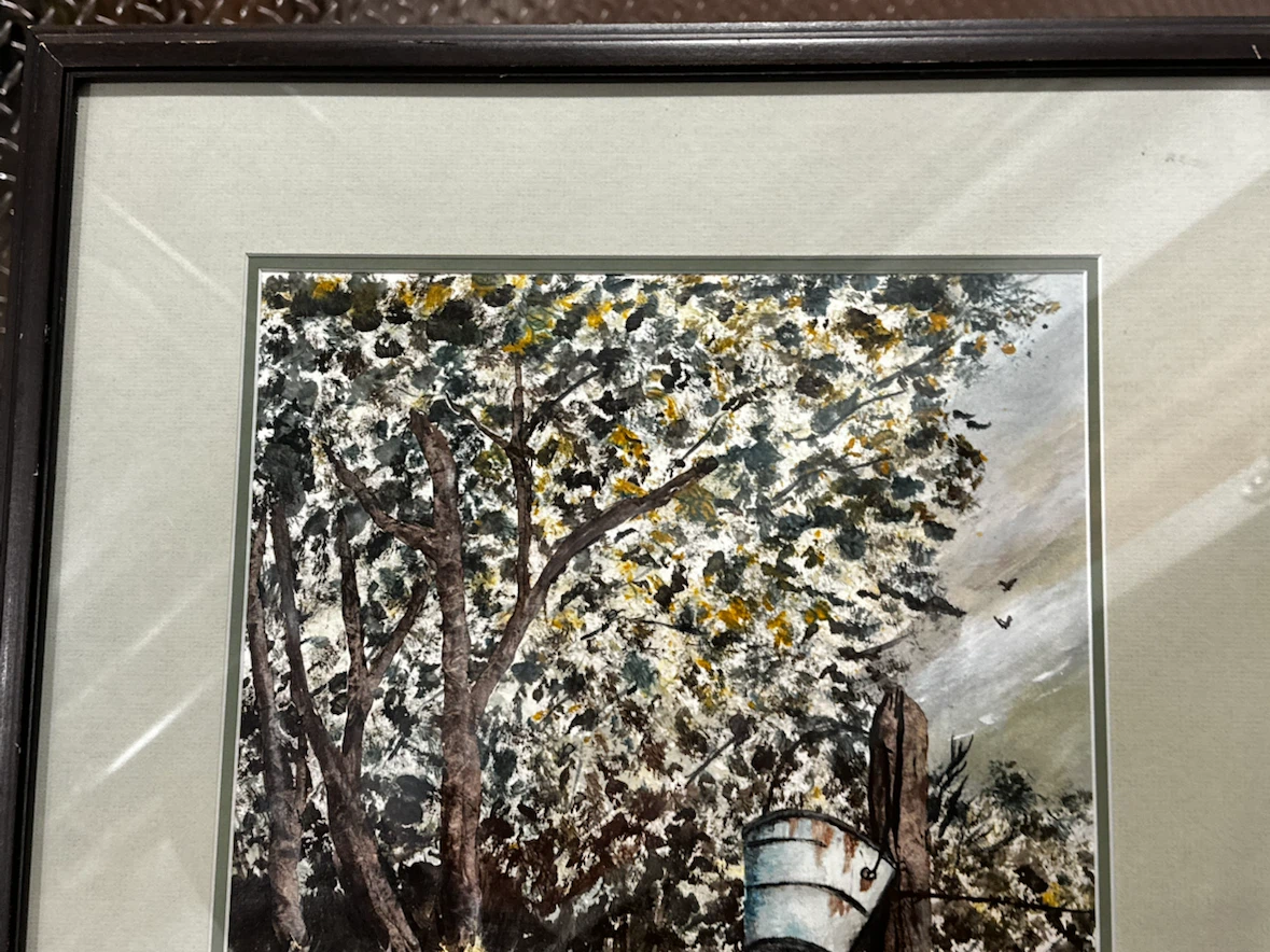 Original Vesta Signed Landscape Paintin - photo 2