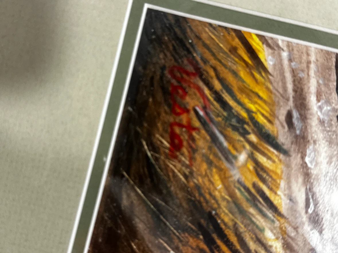 Original Vesta Signed Landscape Paintin - photo 5