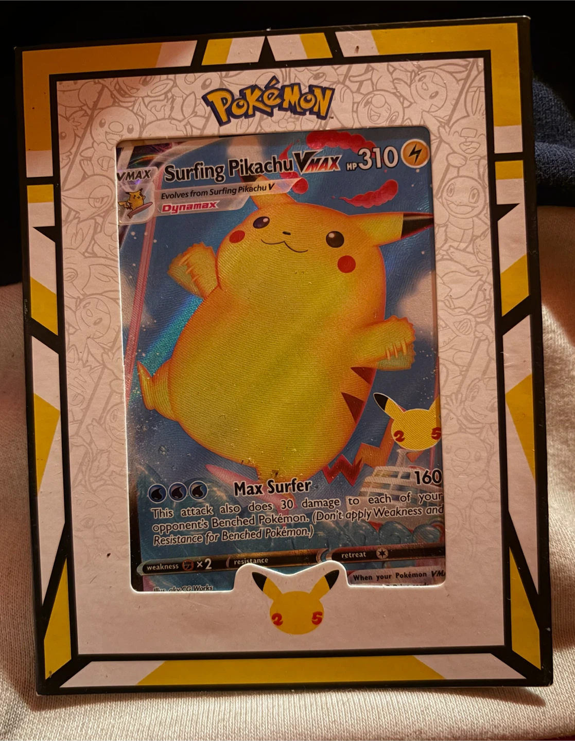 Surfing Pikachu VMAX Pokemon Card