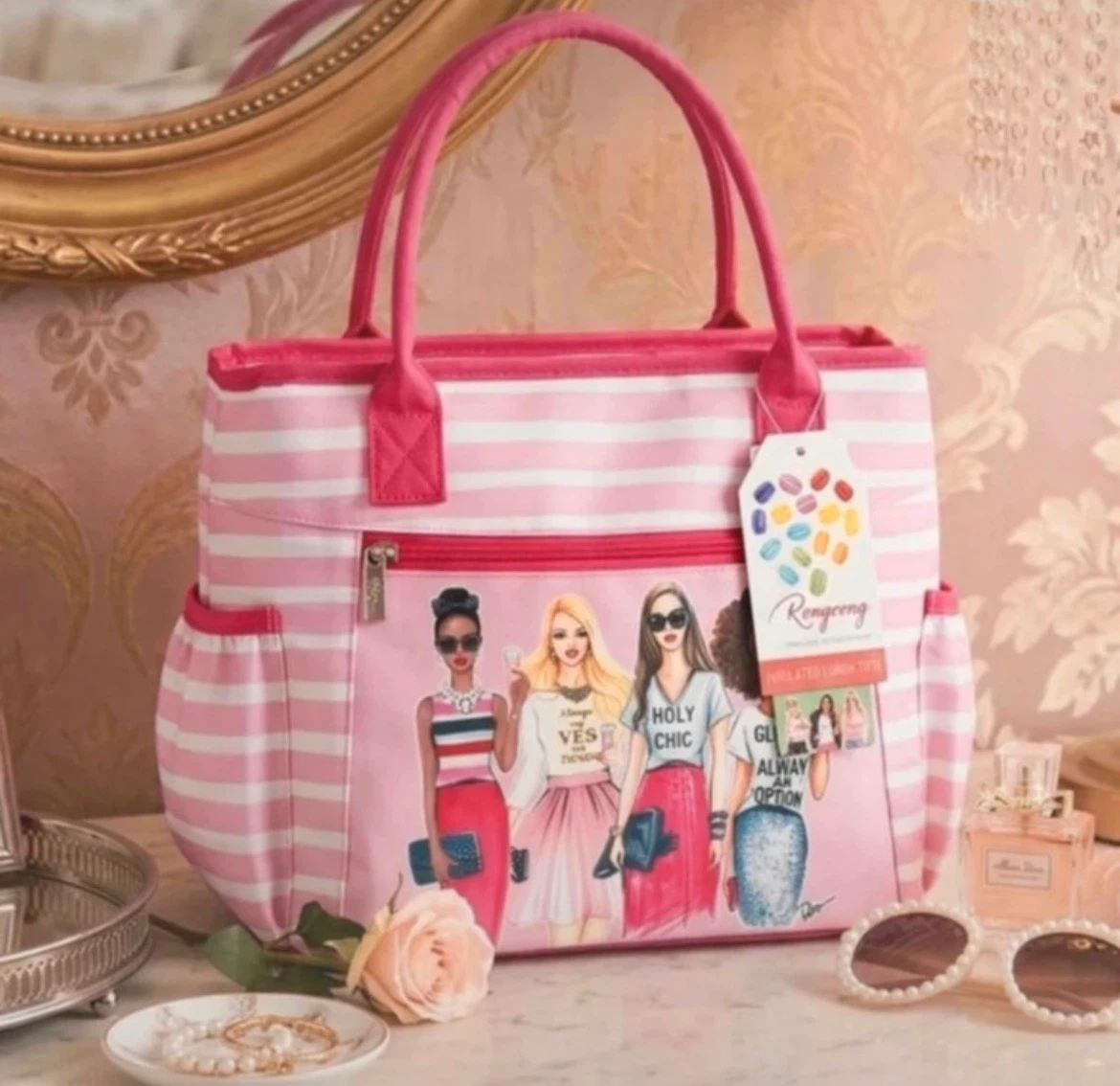 Rongrong Insulated Lunch Tote