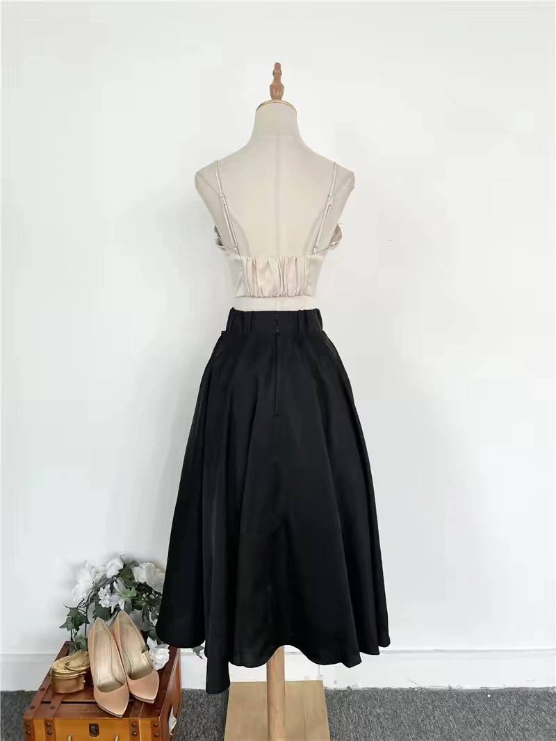 Y2K vintage Jorge Cream Ruched Cami Top - photo 4