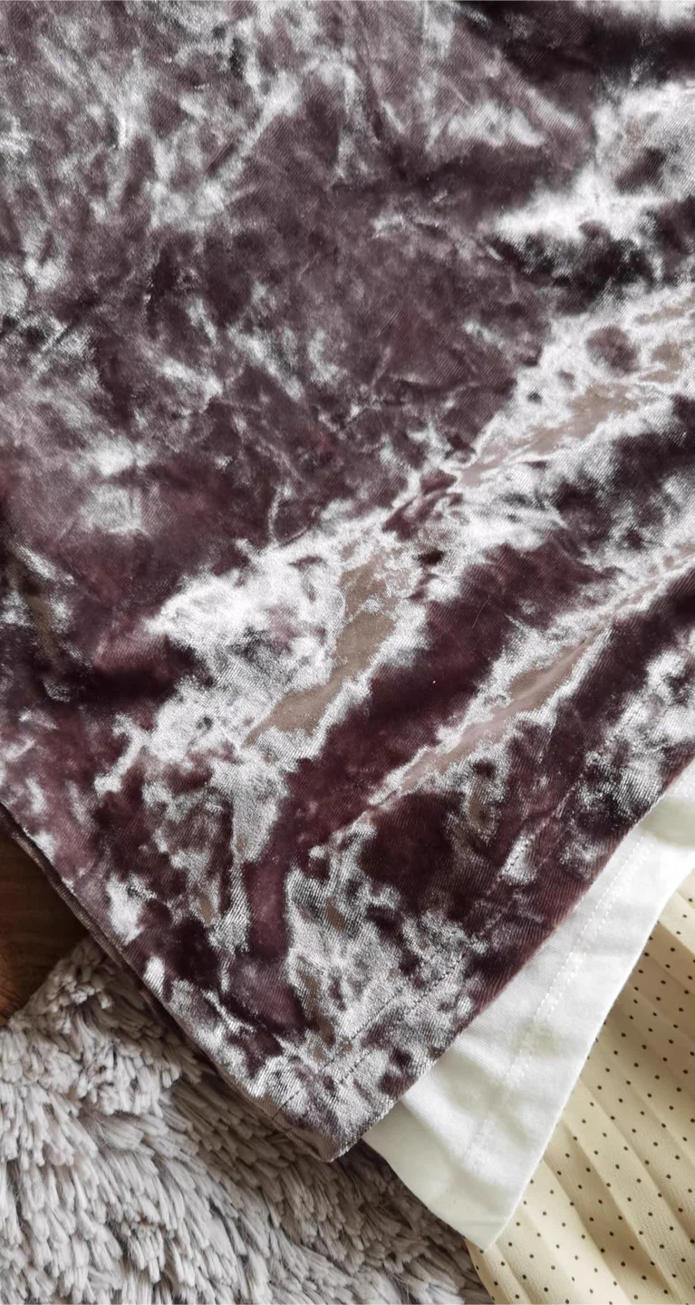 Mauve Crushed Velvet Cami Top - photo 4