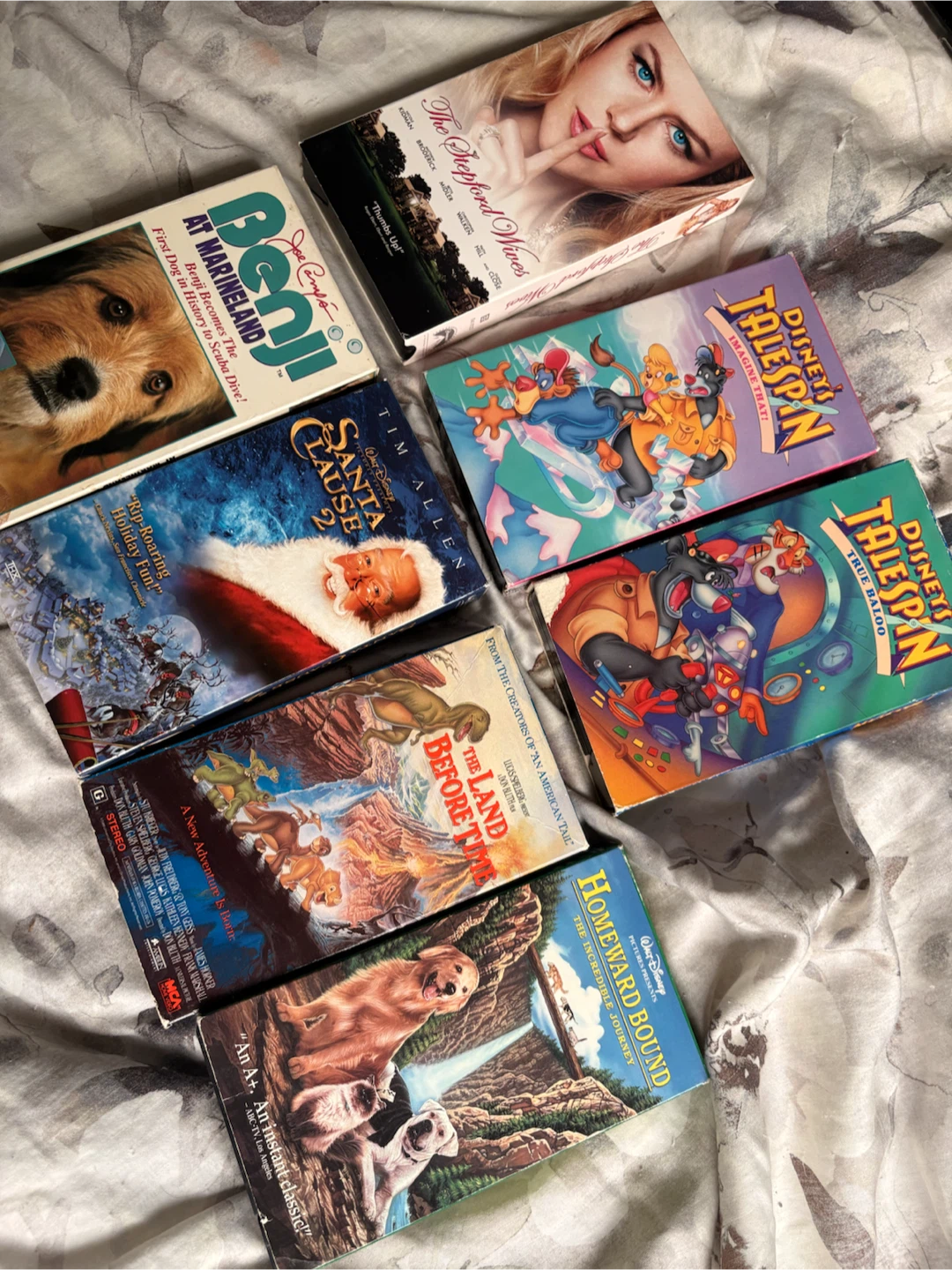 Collection of 8 Vintage VHS Tapes