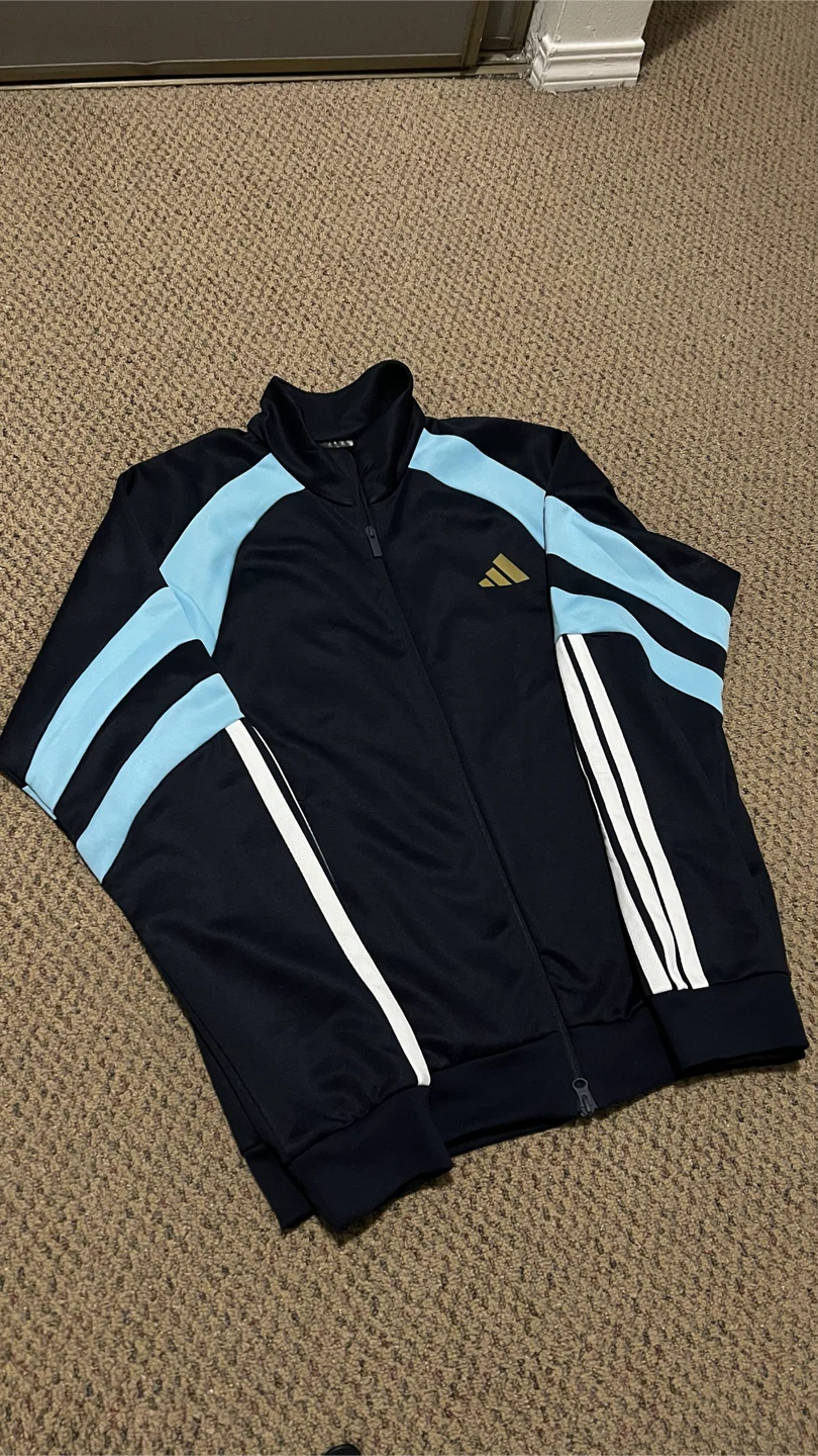 Blue Adidas Zip-Up