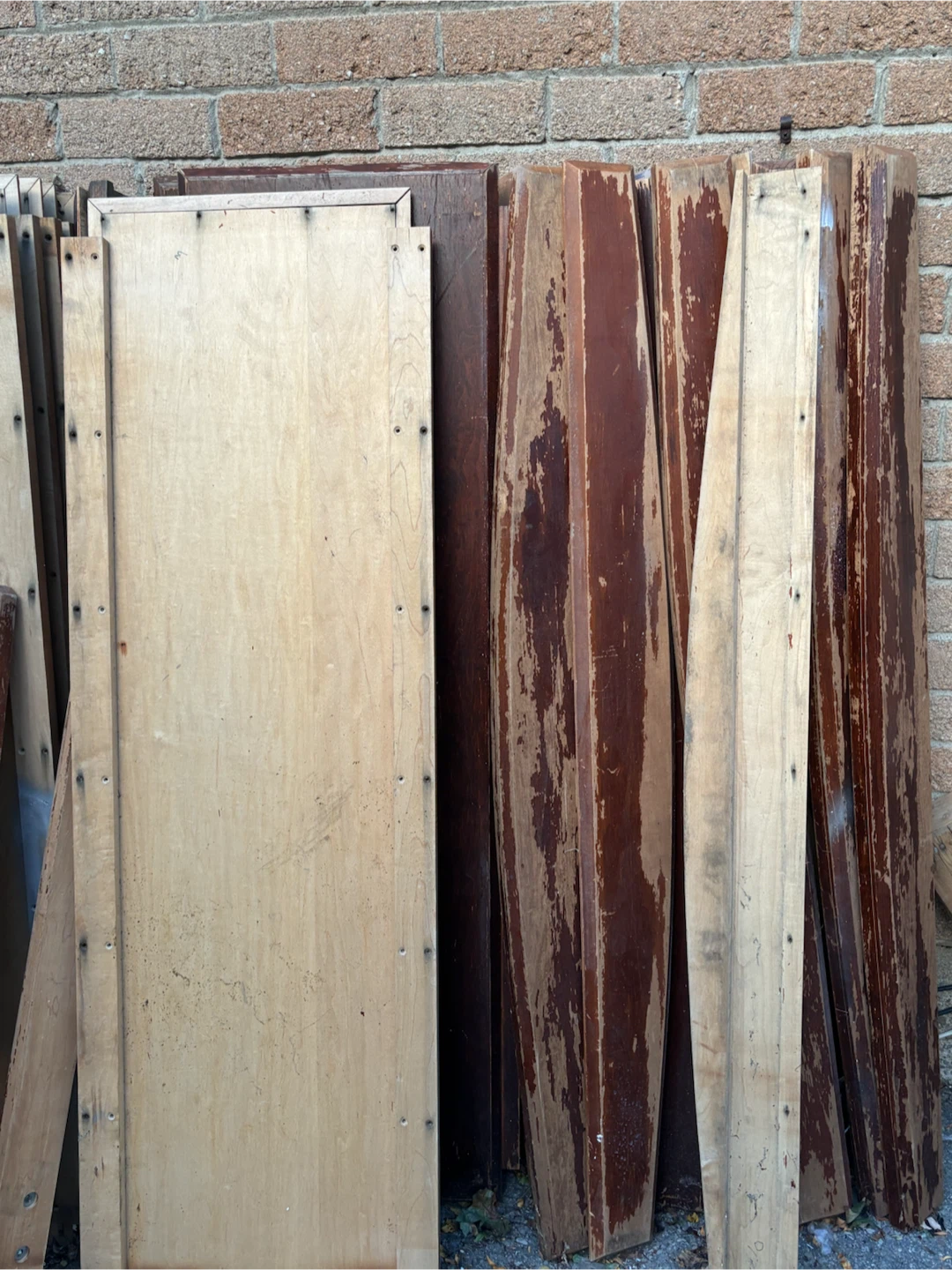 **FREE*** Assorted wood bed frame parts