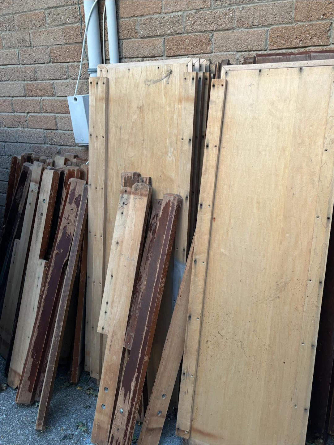 **FREE*** Assorted wood bed frame parts - photo 2