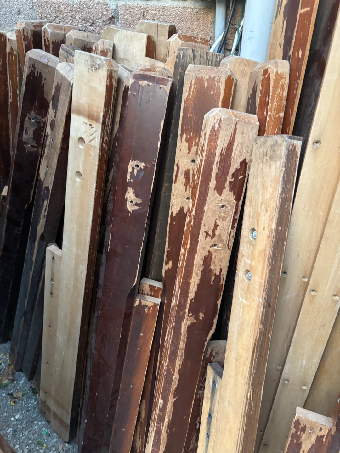 **FREE*** Assorted wood bed frame parts - photo 3