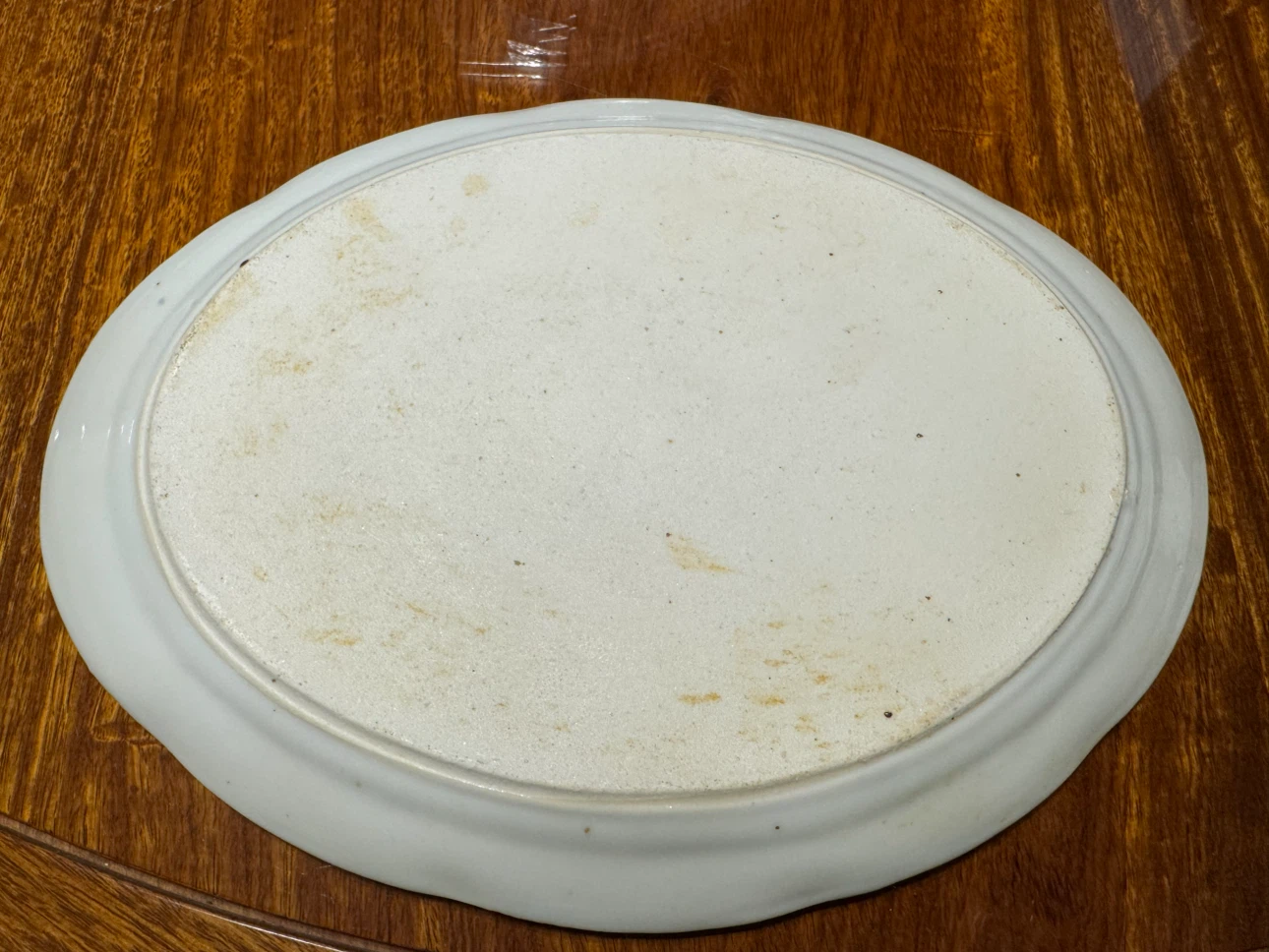 Antique 1937 Chinese Republic Famille Jaune Porcelain Dish 民国时代瓷 - photo 2