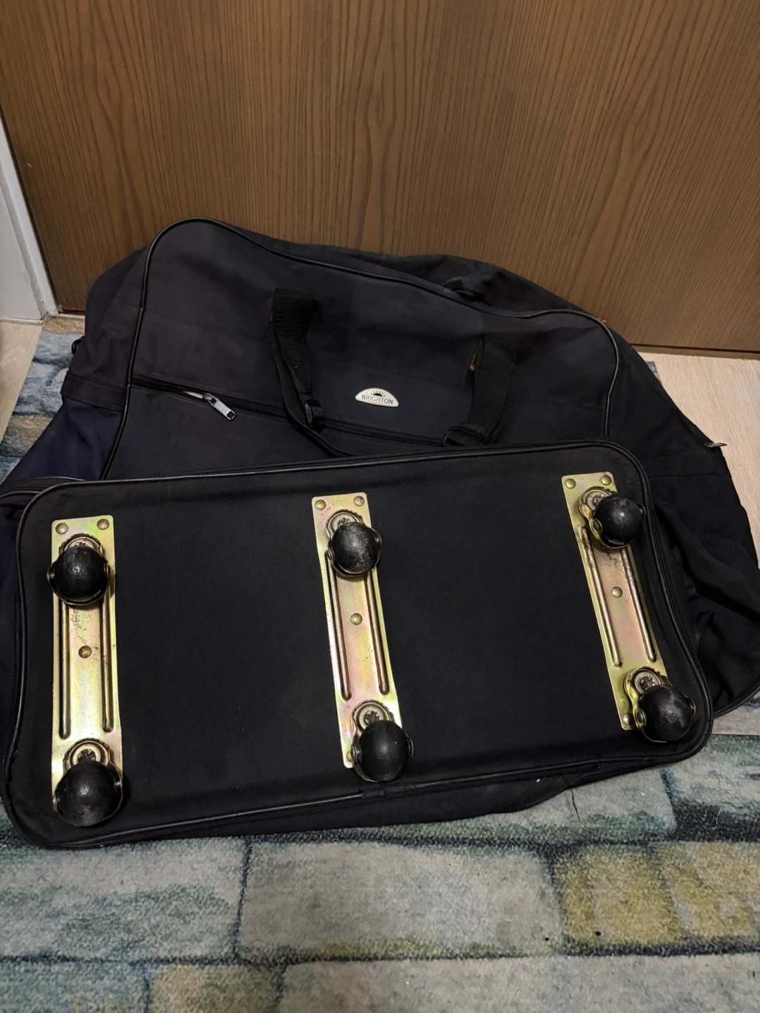 Black Brighton Rolling Duffel Bag - photo 5