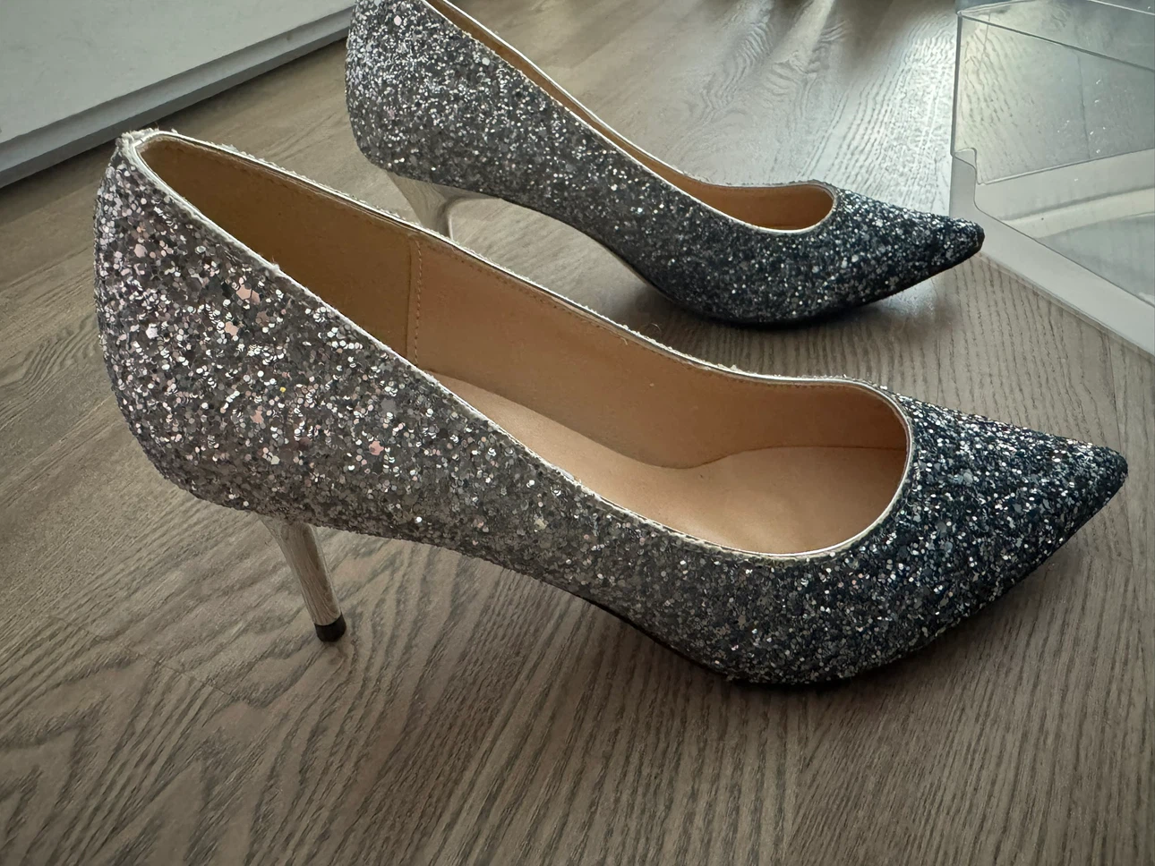 Jimmy Choo Glitter Heels