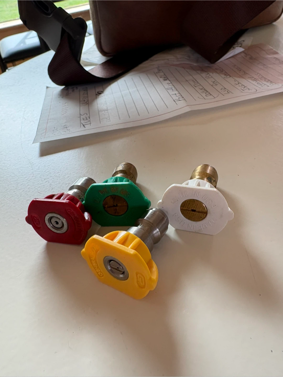 Set of 4 Pressure Washer Nozzles