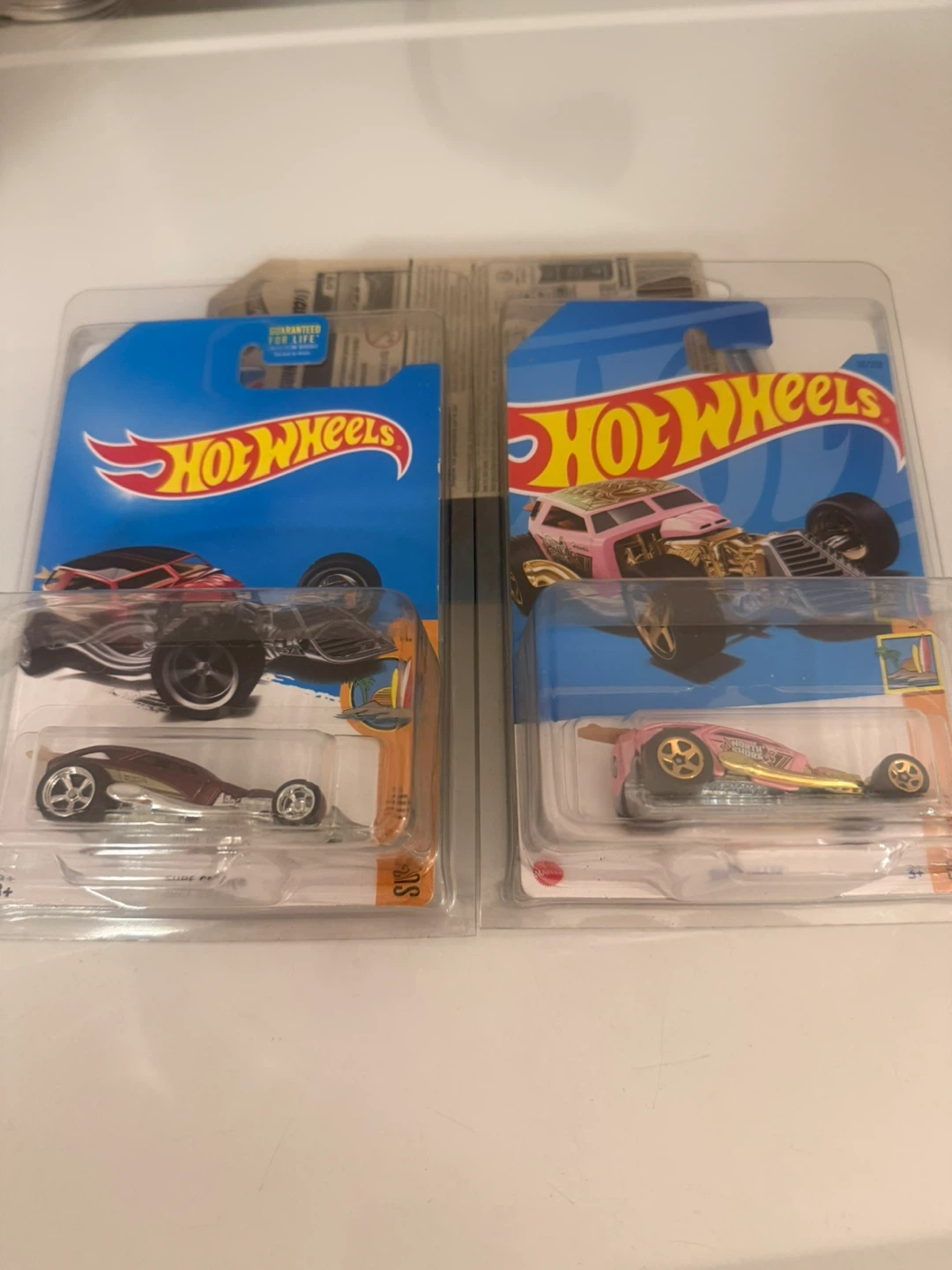 Two Hot Wheels surf crate  STH and TH