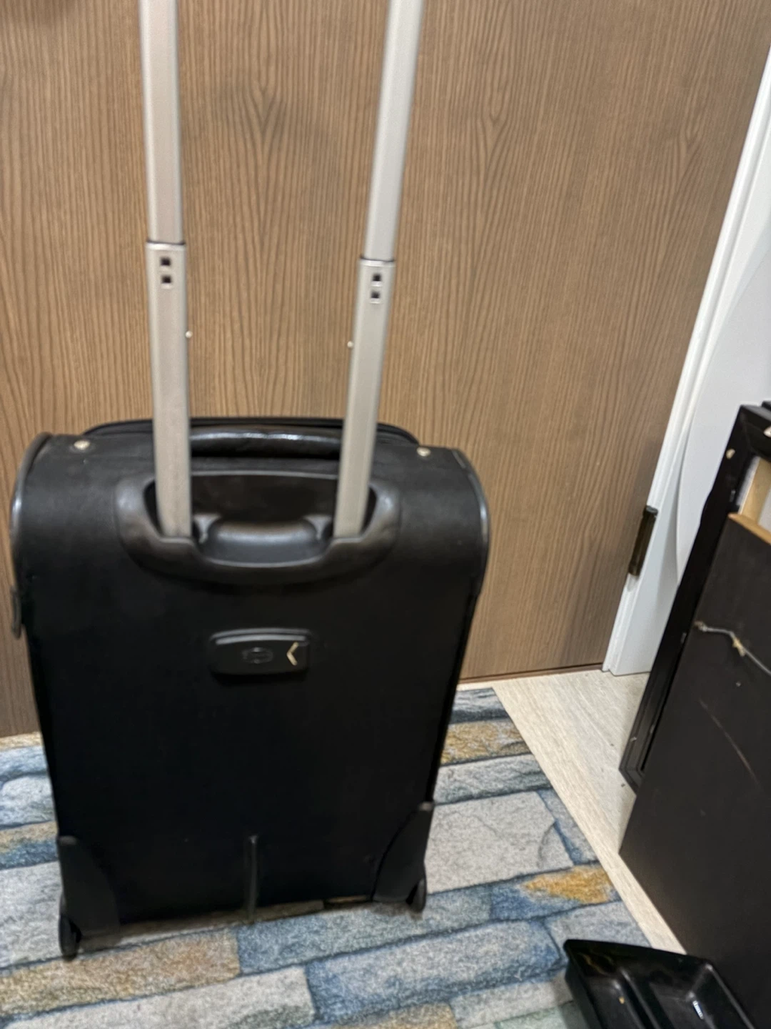 Olympia Black Rolling Suitcase - photo 4