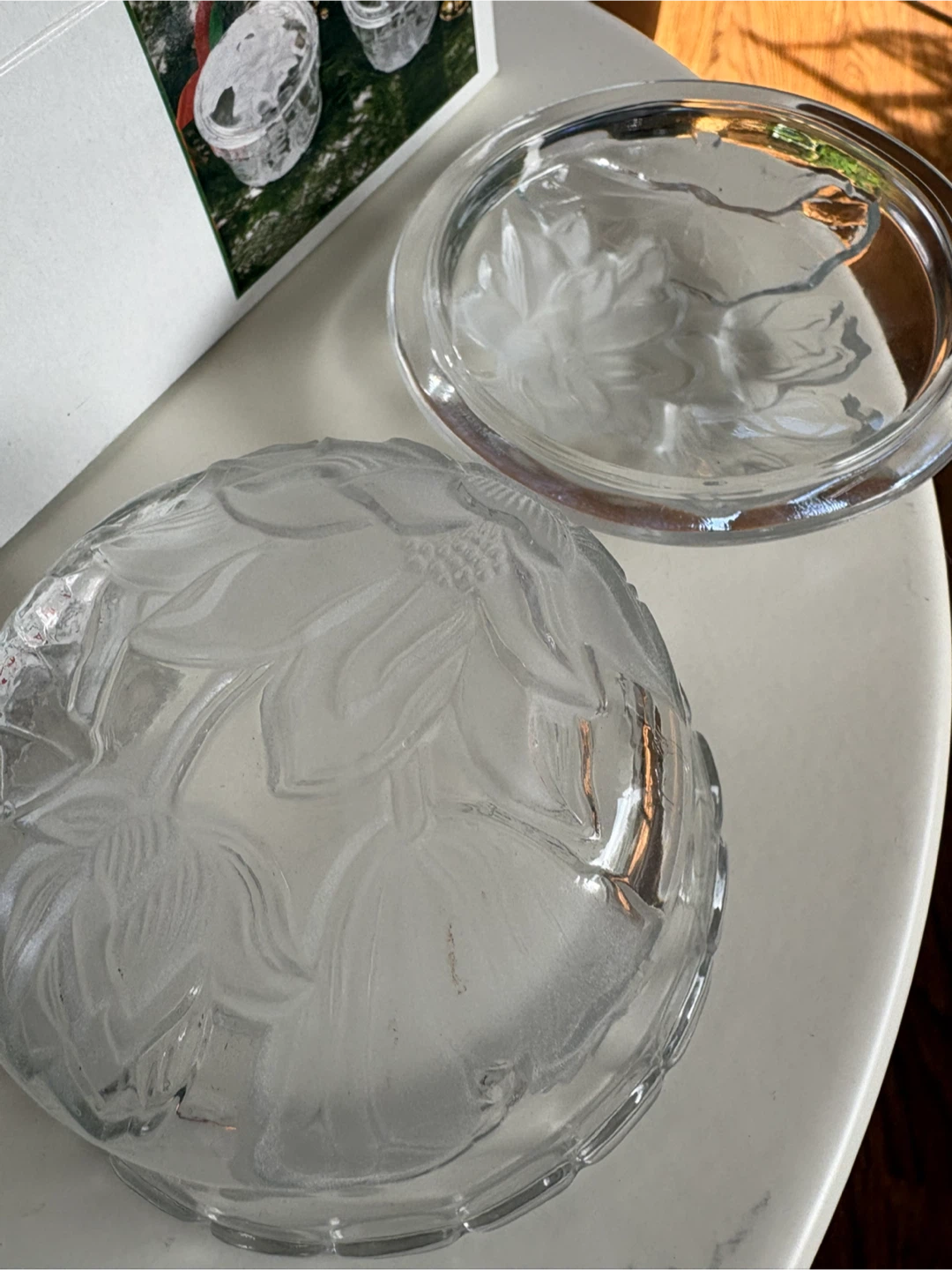 Lotus Covered Candy Dish 115mm - photo 2