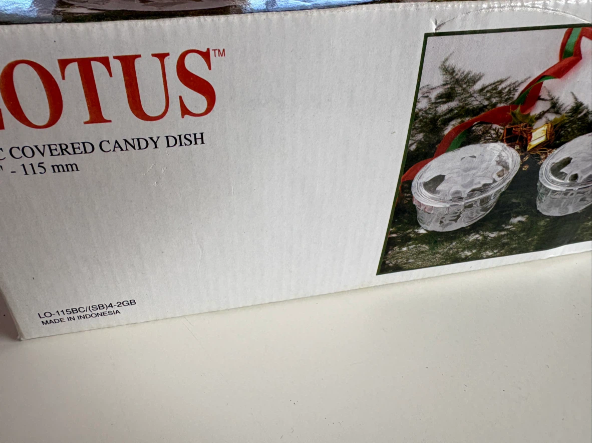 Lotus Covered Candy Dish 115mm - photo 4