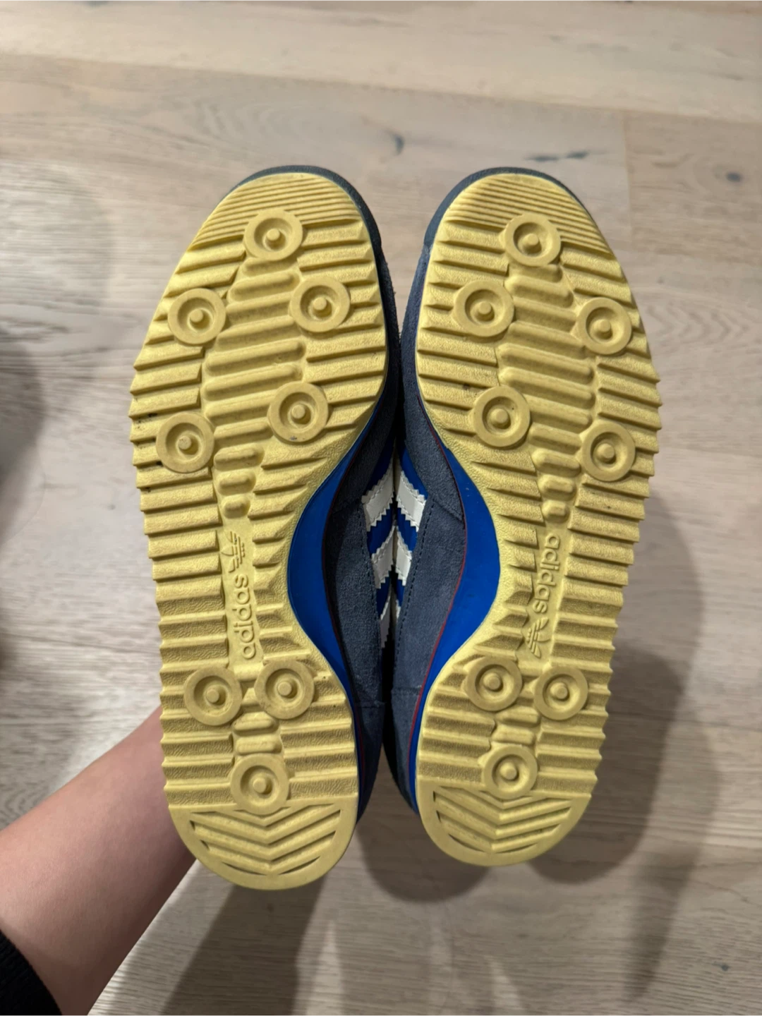 Adidas Originals Blue and Grey Sneakers - photo 4