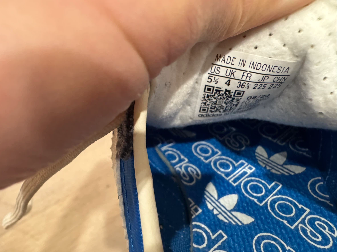Adidas Originals Blue and Grey Sneakers - photo 5