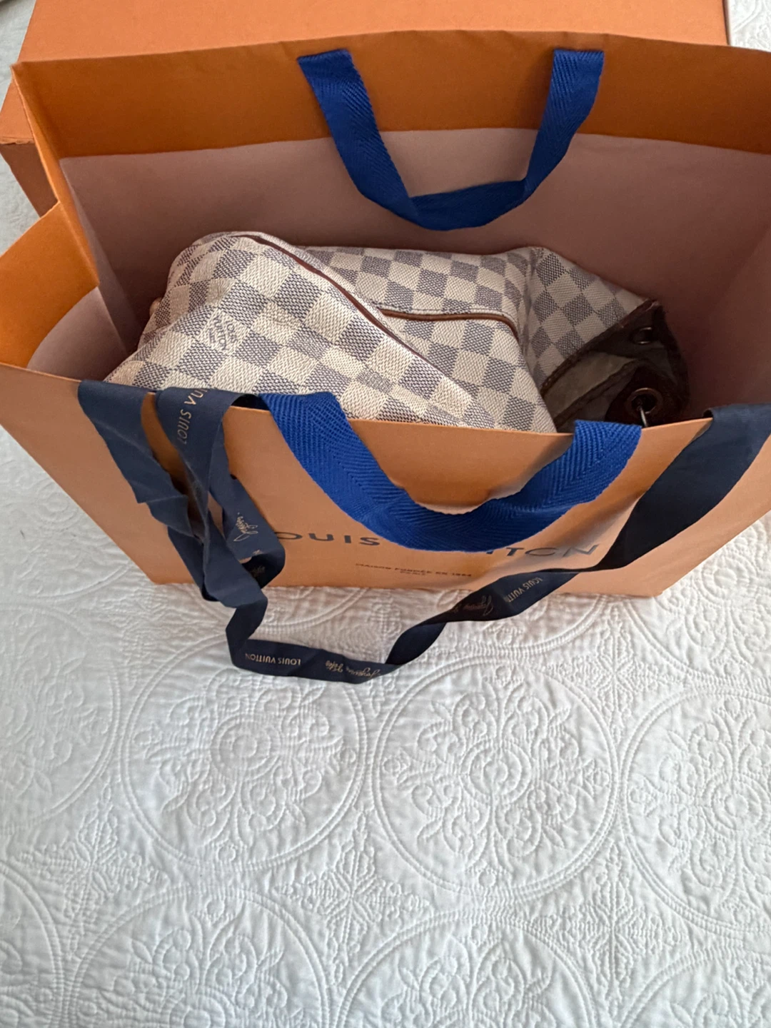 Louis Vuitton Damier Azur Hampstead MM Bag - photo 3