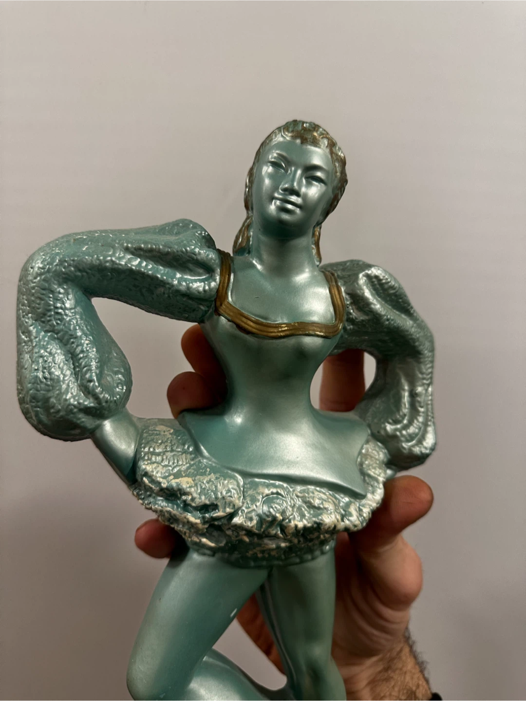 Faberware Mid Century Ballerina Chalkware Wall Hanger - photo 3