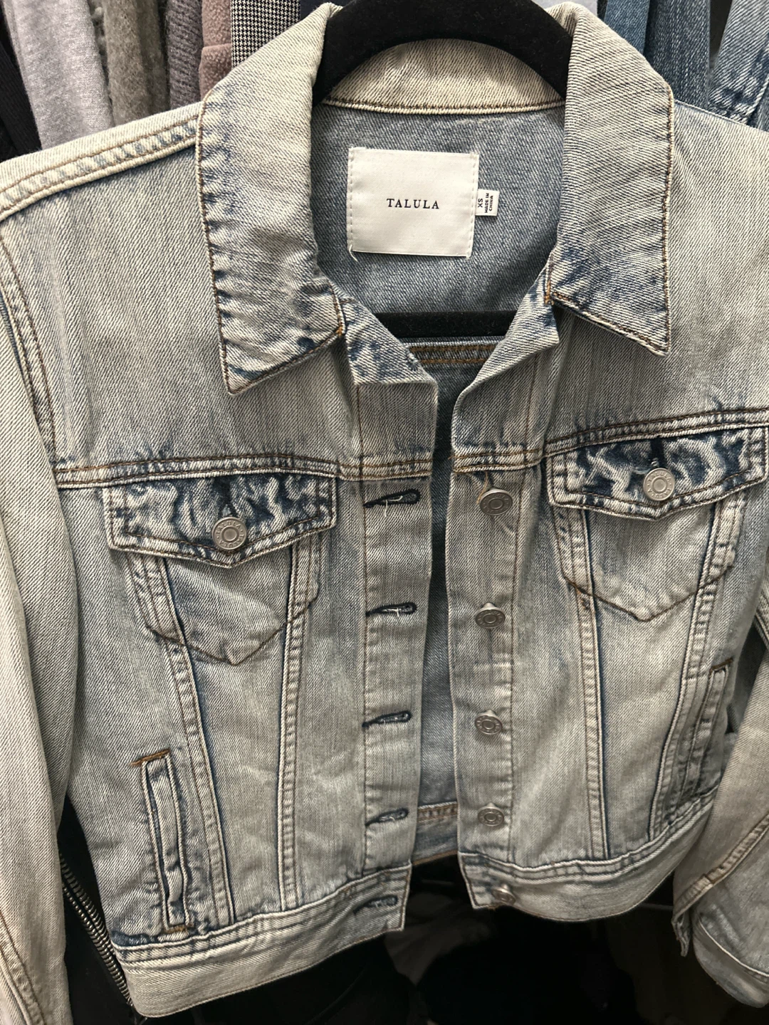 Talula Light Wash Denim Jacket