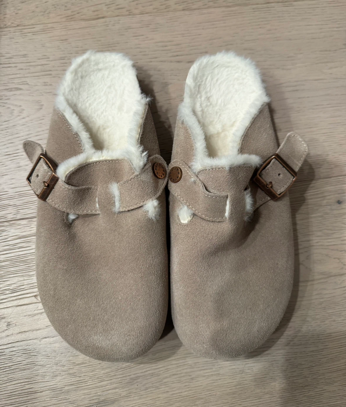 Suede Clogs slipper size 5- brand new