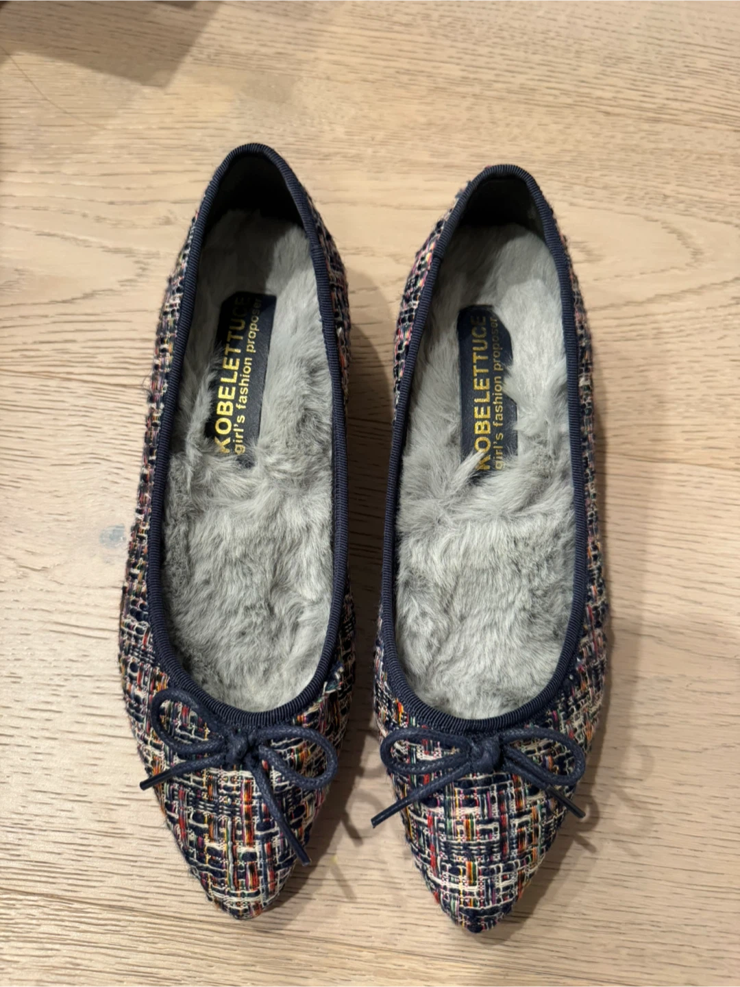 KOBE LETTUCE Tweed Flats