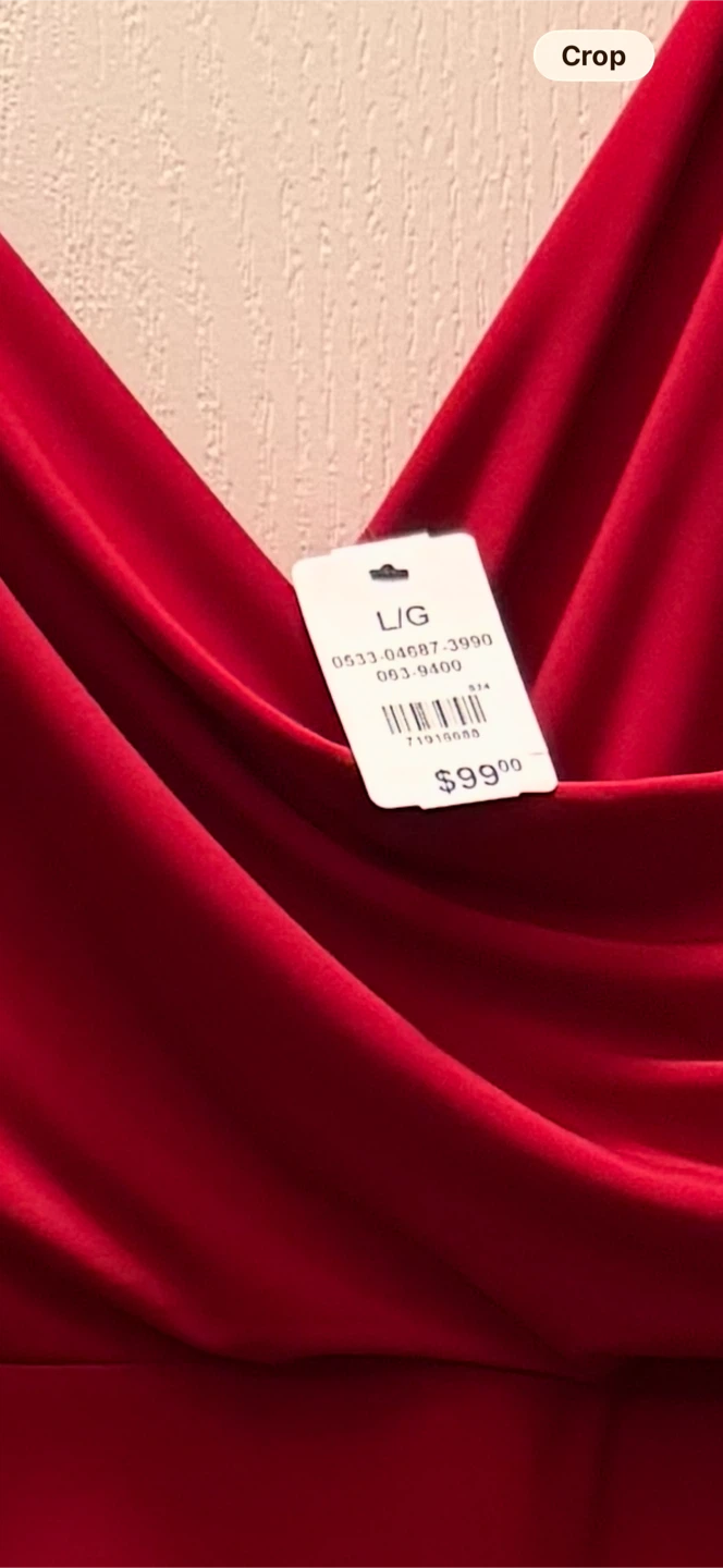 Red Slit Evening Dress - photo 2
