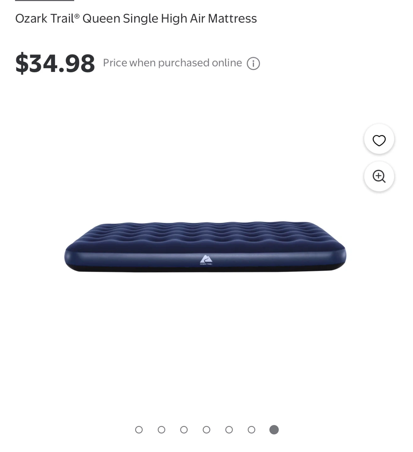 Move out sell- Ozark Trail Queen Single High Air Mattress - photo 2