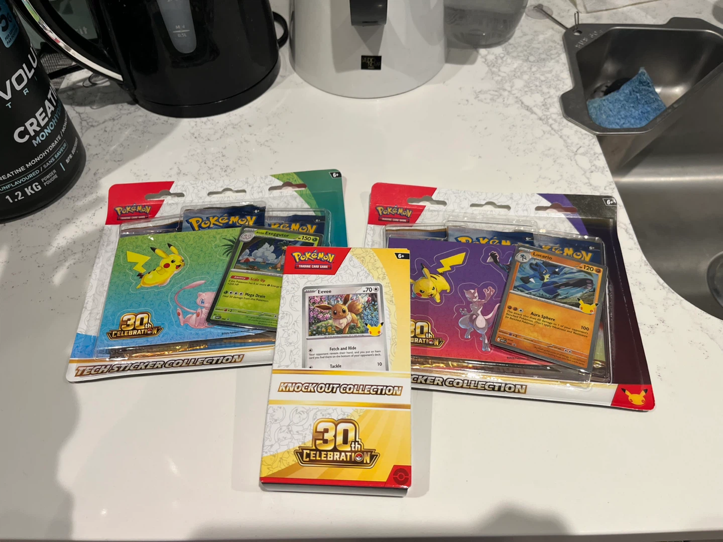 Pokemon 30th Anniversary( Stickers & knock out)