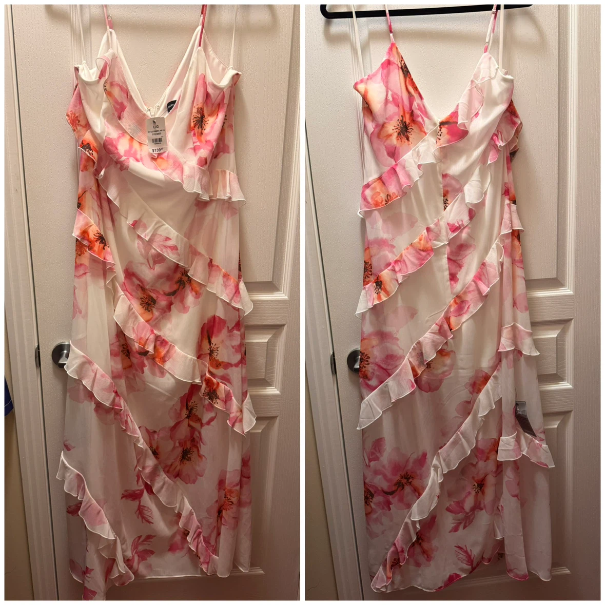 Floral Ruffle Maxi Dress