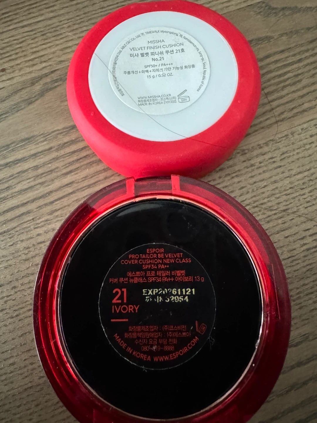 Slightly used bundle Missha Velvet and Espoir Red Compacts - photo 5