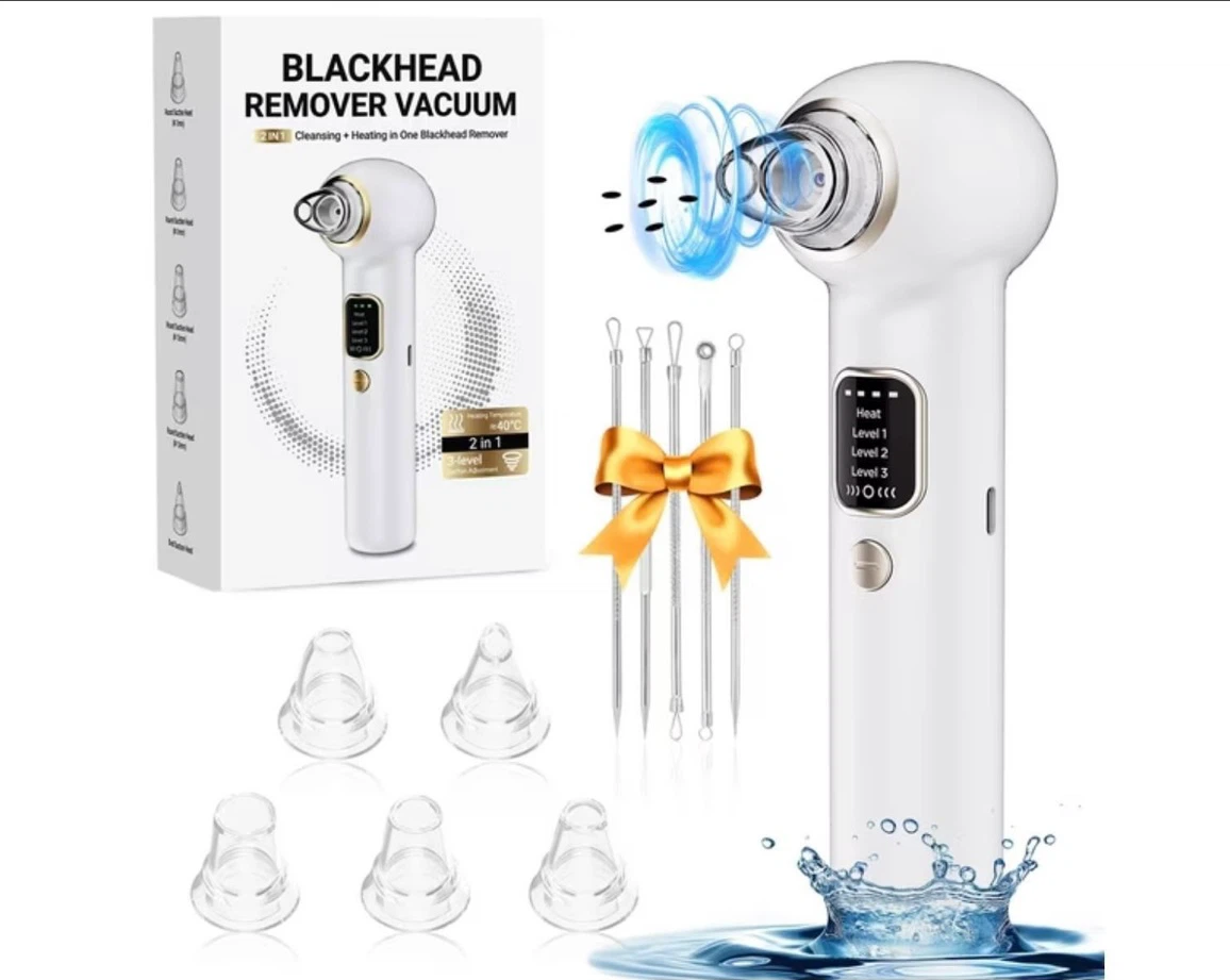 2-in-1 Blackhead Remover Vacuum- New