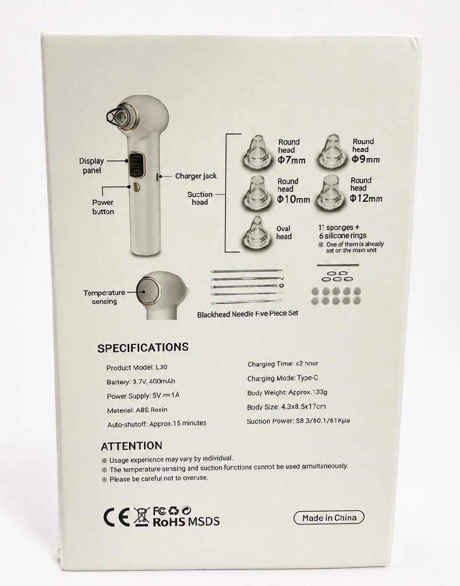 2-in-1 Blackhead Remover Vacuum- New - photo 2