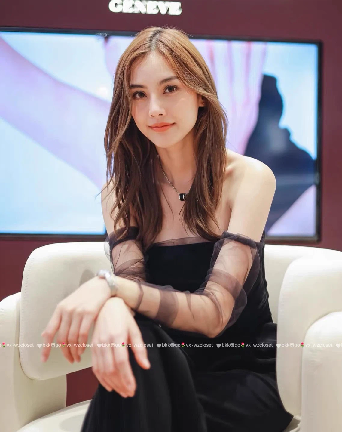 Thai luxury Larobe 2025 Spring Summer Off-the-Shoulder Top - photo 5