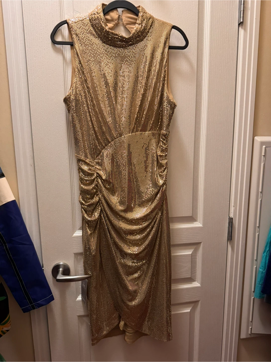 Le Chateau Gold Sequin Dress
