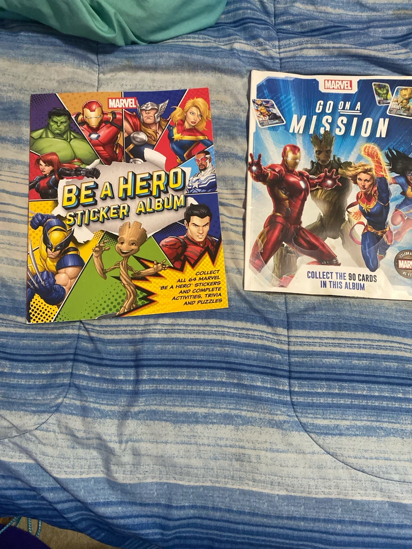 Marvel Sticker Album and Card Collection