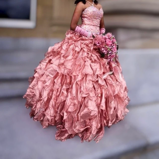Pink Quinceañera Ball Gown - photo 2