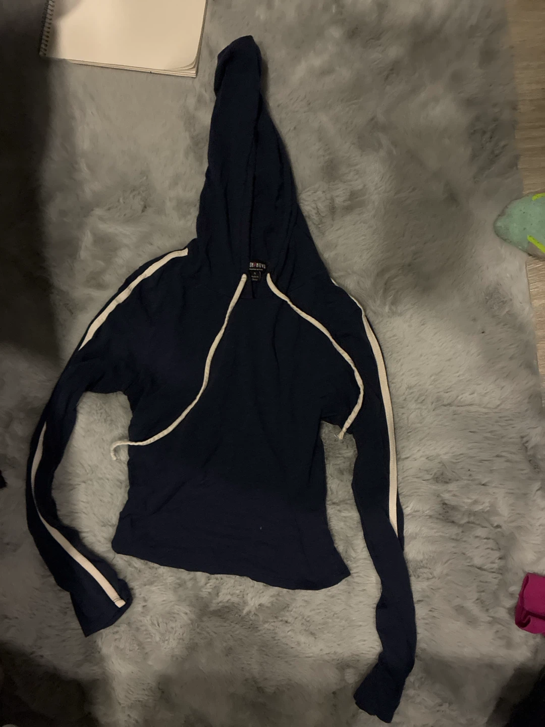 Fashion Nova Navy Hoodie