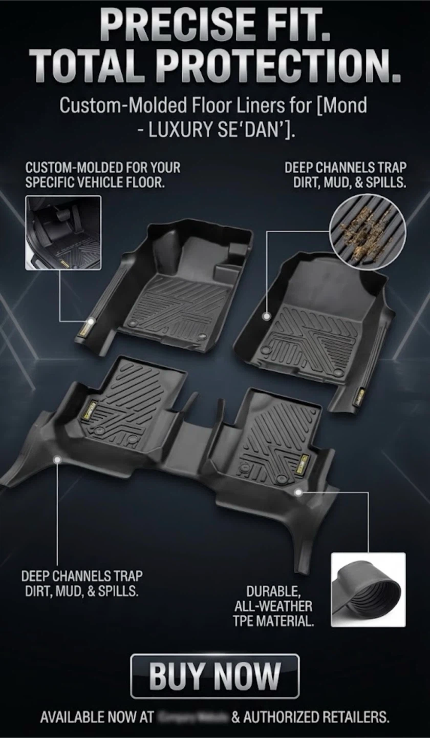 2020-2026 Toyota Highlander Custom-Molded Floor Liners - photo 3