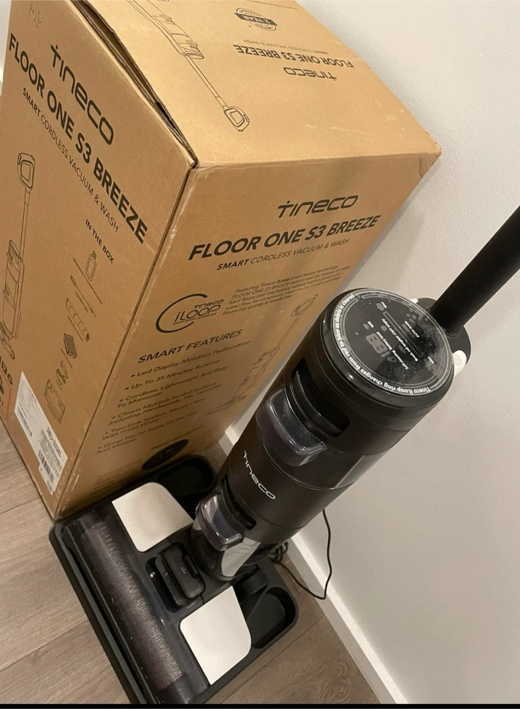 Tineco Floor S3 Breeze Cordless Wet/Dry Vacuum & Wash cleaner - photo 2
