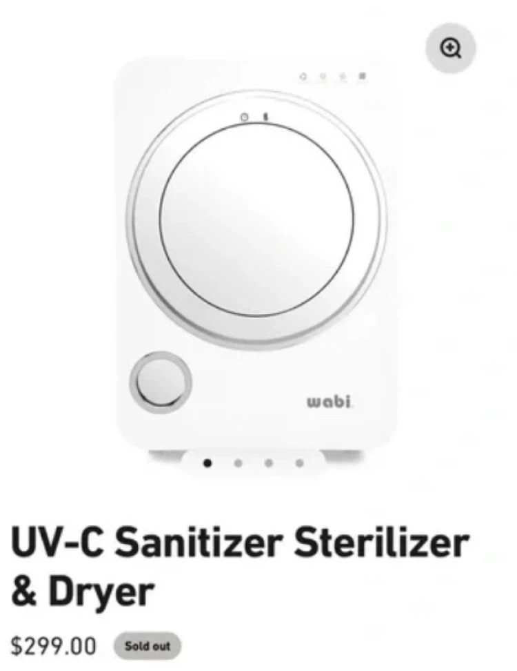 Wabi UV-C Baby Bottle Sterilizer and Dryer